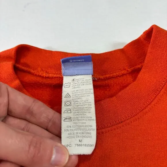 Vintage Winnie the Pooh Halloween Orange Crewneck Sweatshirt, Size M - Picture 5 of 8